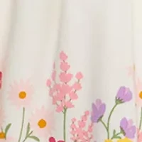 Baby Girls Floral Border Tunic Set with Headband