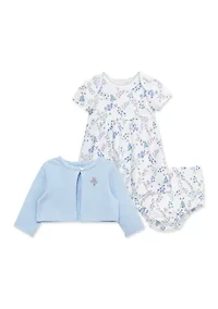 Baby Girls Trellis Dress Set with Panty