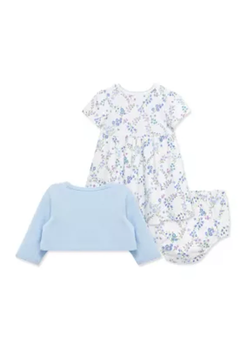 Baby Girls Trellis Dress Set with Panty