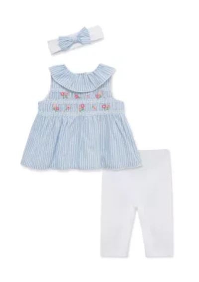 Baby Girls Smocked Floral Tunic Set