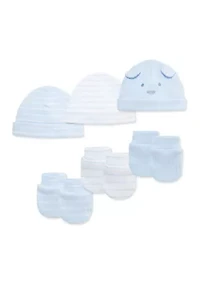Baby Boys Peppy Puppies Hat and Mitt Set