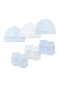 Baby Boys Peppy Puppies Hat and Mitt Set