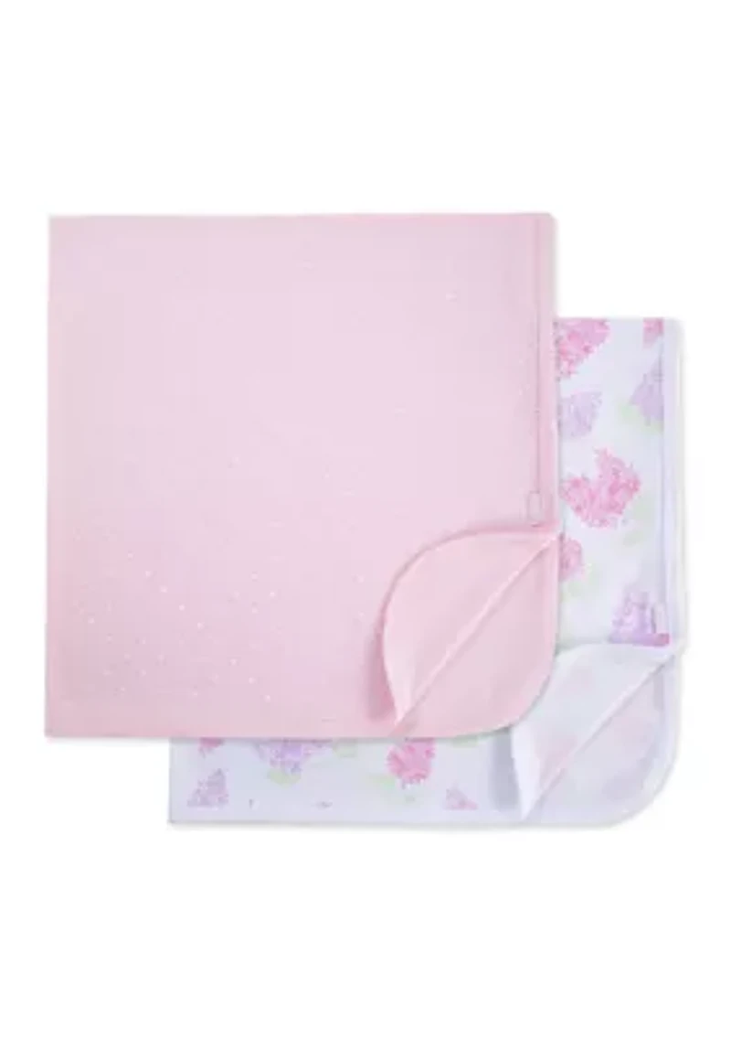 Lilacs 2 Pack Receiving Blankets