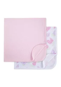 Lilacs 2 Pack Receiving Blankets