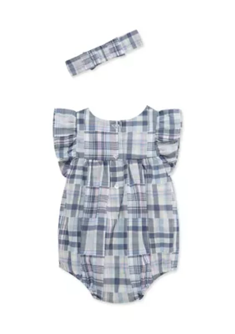 Baby Girls Newport Bubble with Headband Set