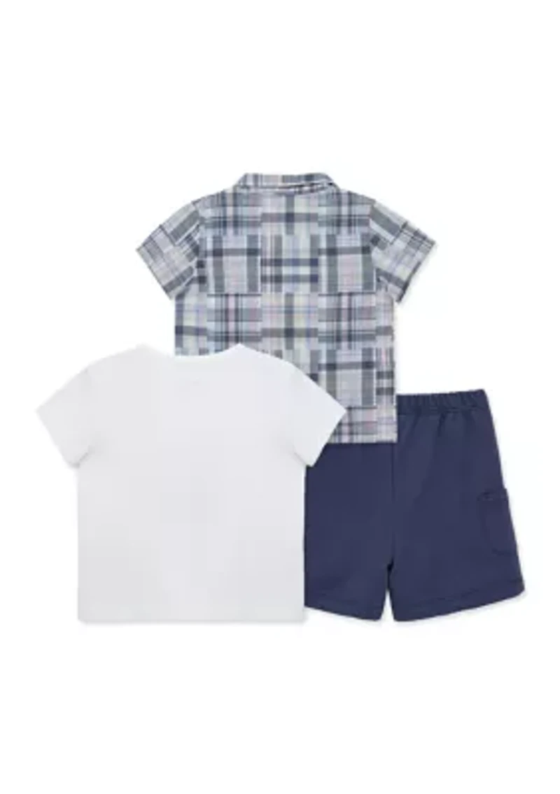 Baby Boys Sailor 3 Piece Shorts Set