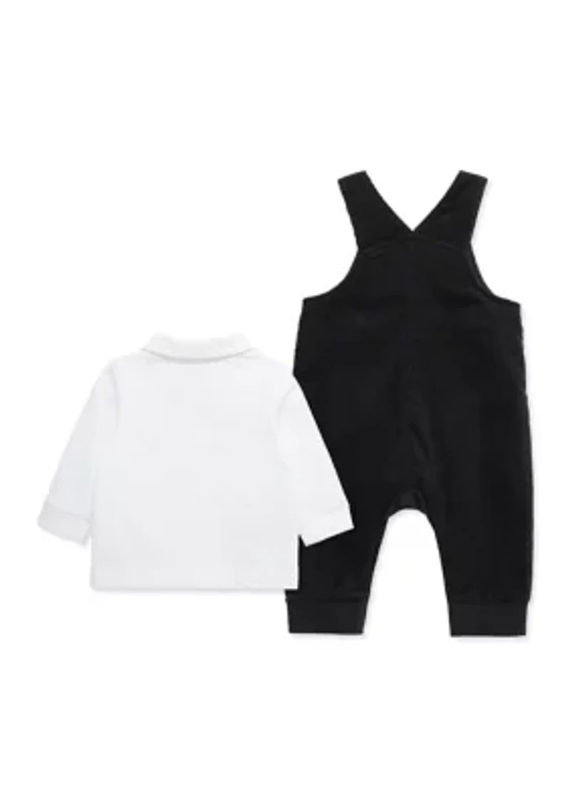 Baby Boys Party Pup Overall Set