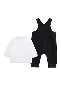 Baby Boys Party Pup Overall Set