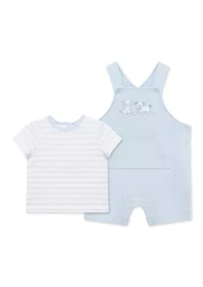 Baby Boys Puppies Shortall Set
