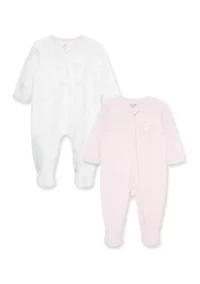 Baby Girls Charms Footies - 2 Pack