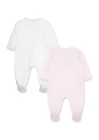 Baby Girls Charms Footies - 2 Pack
