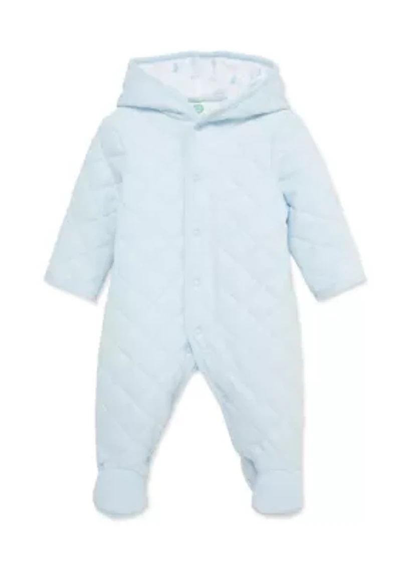 Baby Boys Cars Quilted Pram