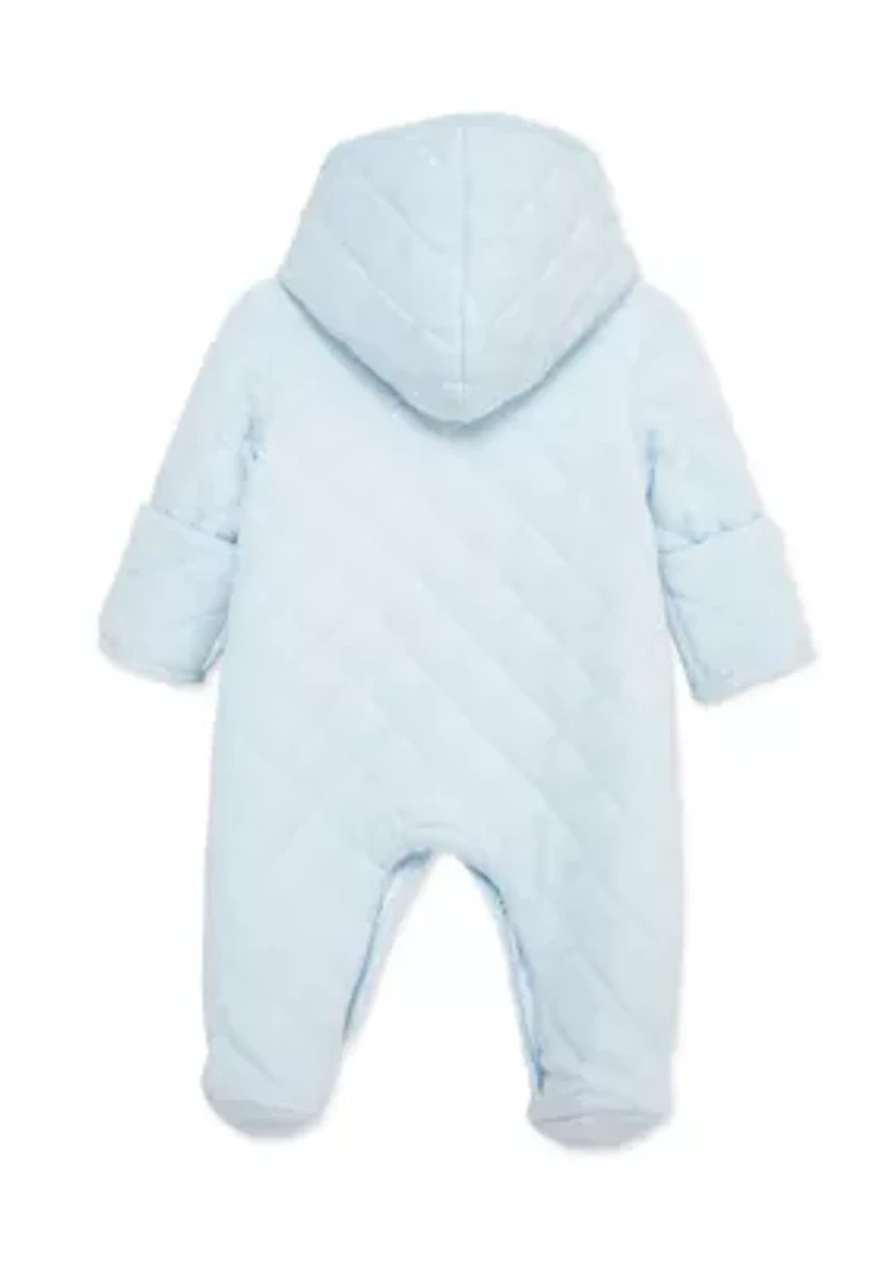 Baby Boys Cars Quilted Pram