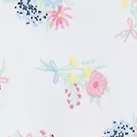 Baby Girls Floral Gown with Hat 