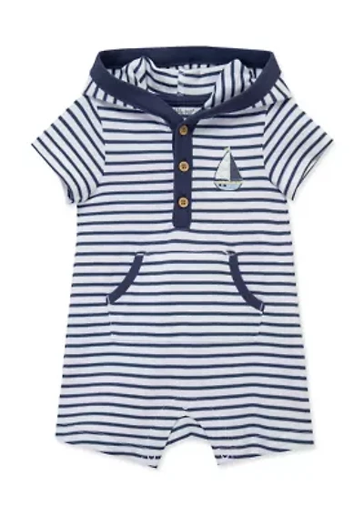 Baby Boys Sailing Hood Romper