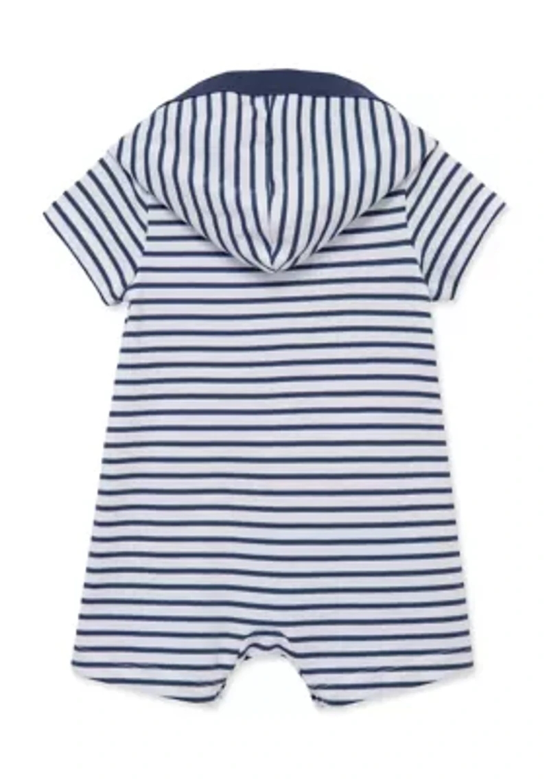 Baby Boys Sailing Hood Romper