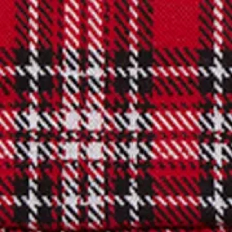 Baby Girls Plaid Jumper Set with Headband