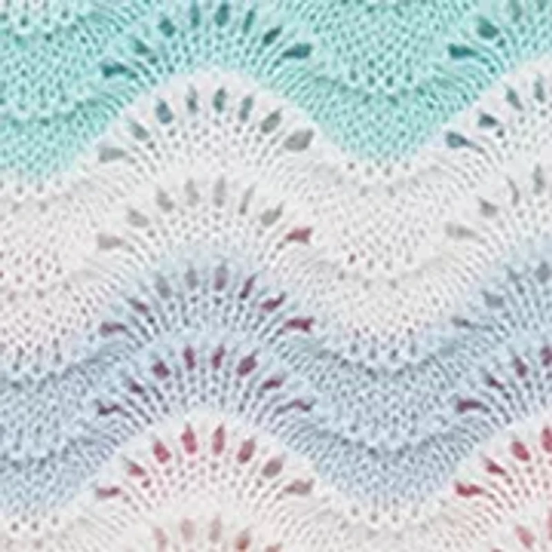 Baby Girls Wavy Pointelle Knit Set