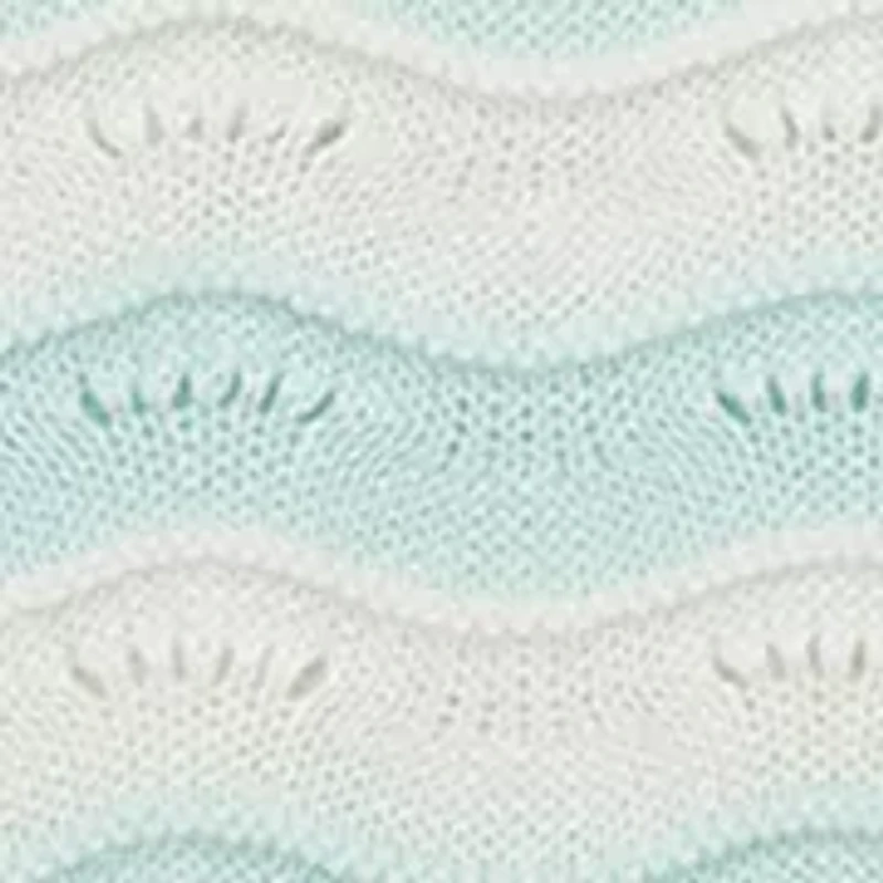 Baby Girls Aqua Pointelle Knit Set