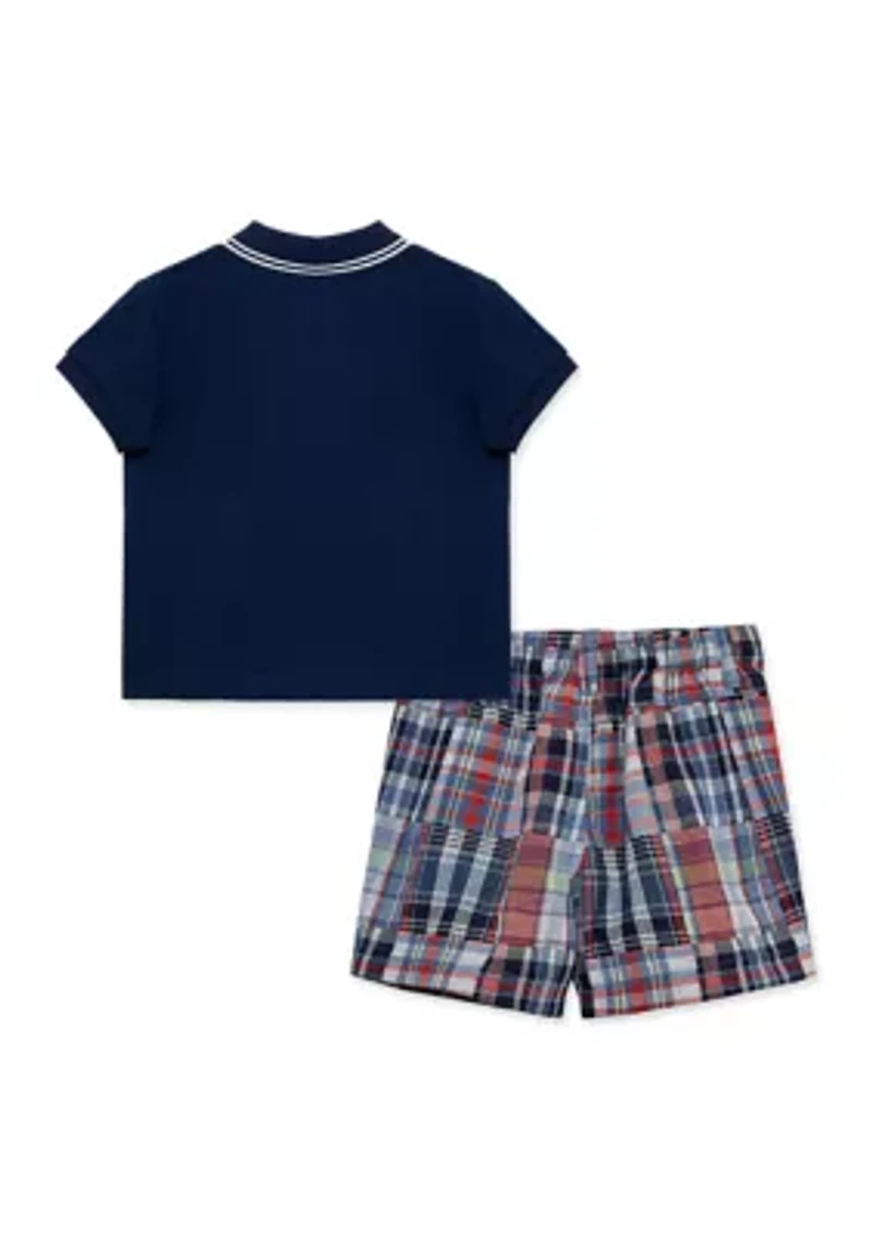 Baby Boys Polo Shorts Set