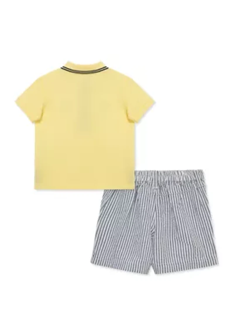 Baby Boys Polo Shorts Set