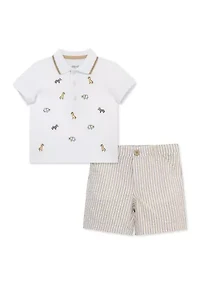 Baby Boys Polo Shorts Set