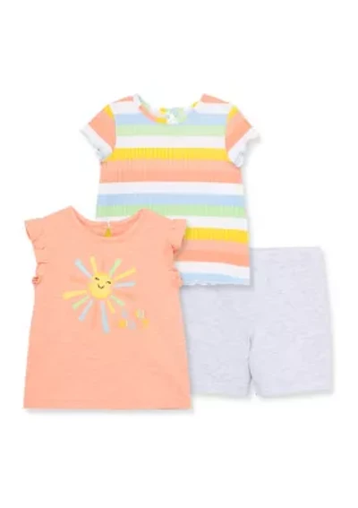 Baby Girls Sunshine 3 Piece Play Set