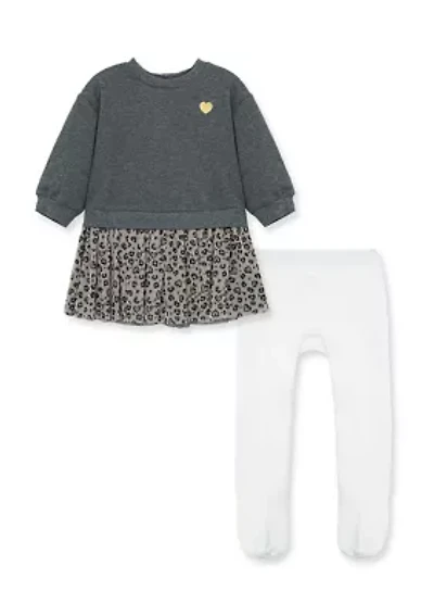 Baby Girls Leopard 2 Piece Fashion Set