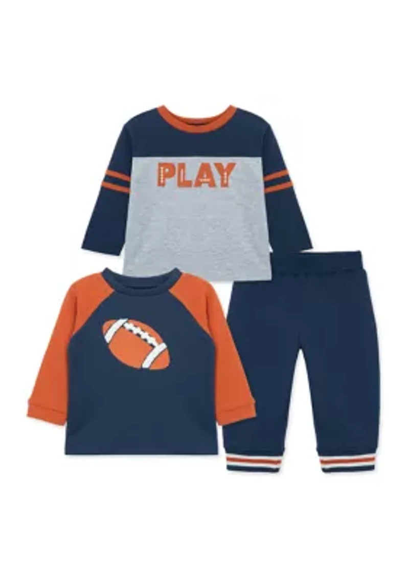 Baby Boys Football Graphic 3 Piece Play Set