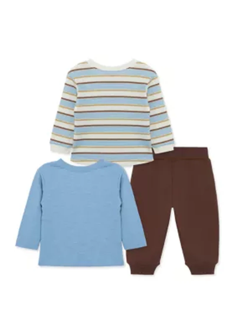 Baby Boys Safari Graphic 3 Piece Play Set