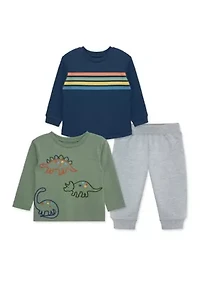 Baby Boys Dino 3 Piece Play Set