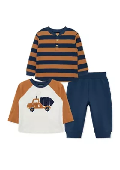 Baby Boys Construction 3 Piece Play Set