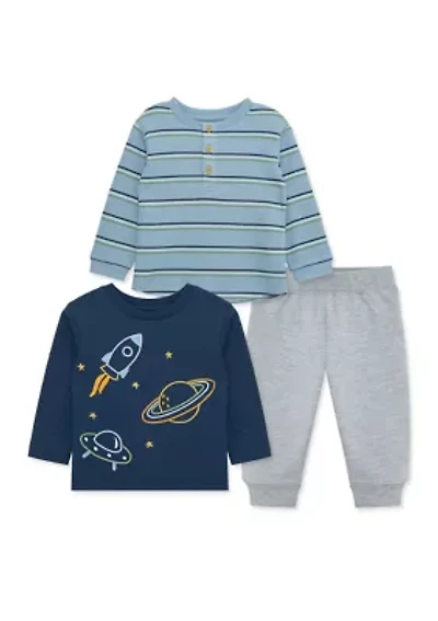 Baby Girls Space 3 Piece Play Set
