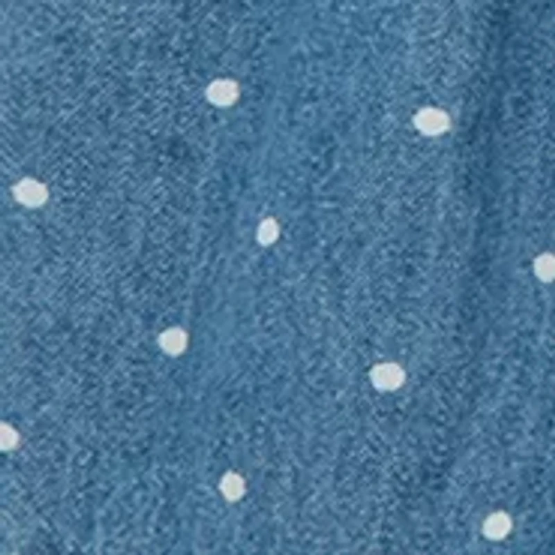 Baby Girls Chambray Woven Romper