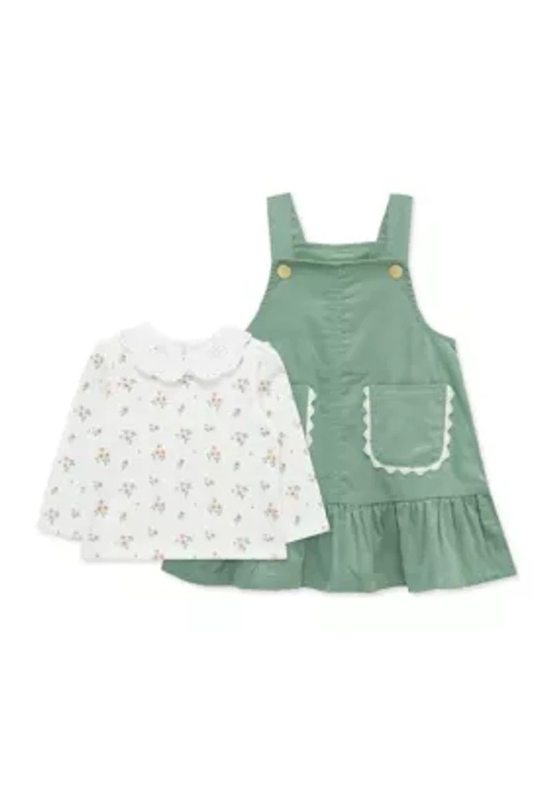 Baby Girls Green Jumper Set