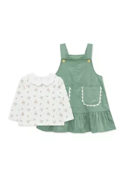 Baby Girls Green Jumper Set