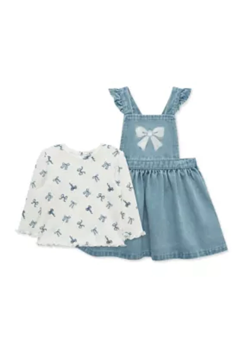 Baby Girls Bow Jumper Set