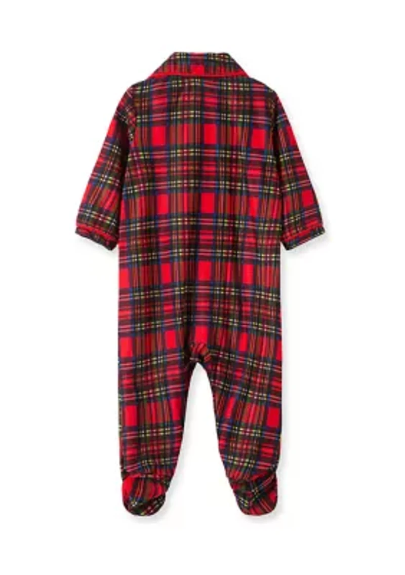 Baby Boys Plaid Footie