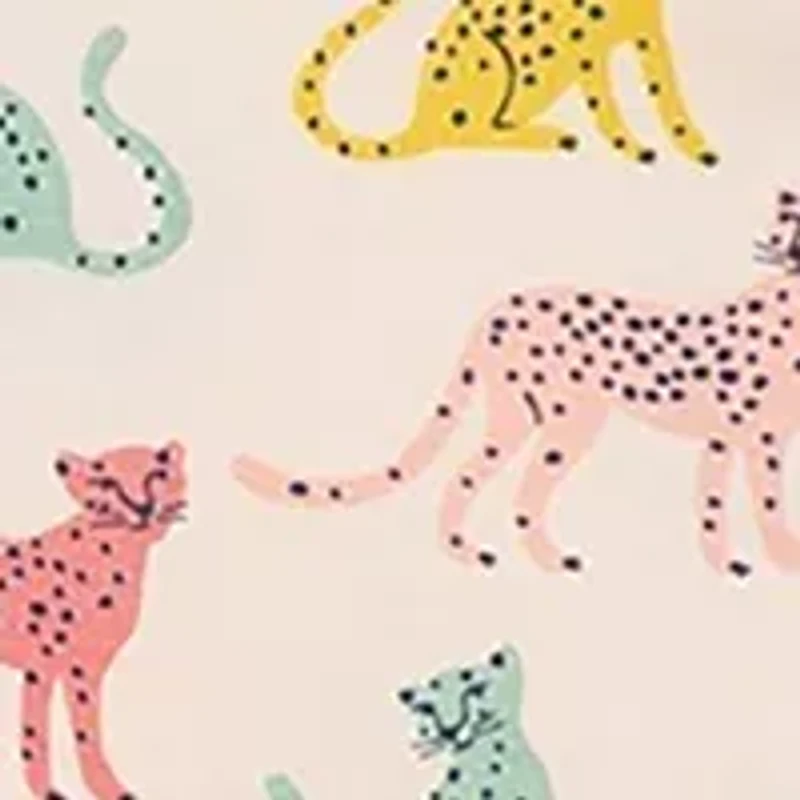 Baby Girls Leopard 4 Piece Bamboo Pajama Set