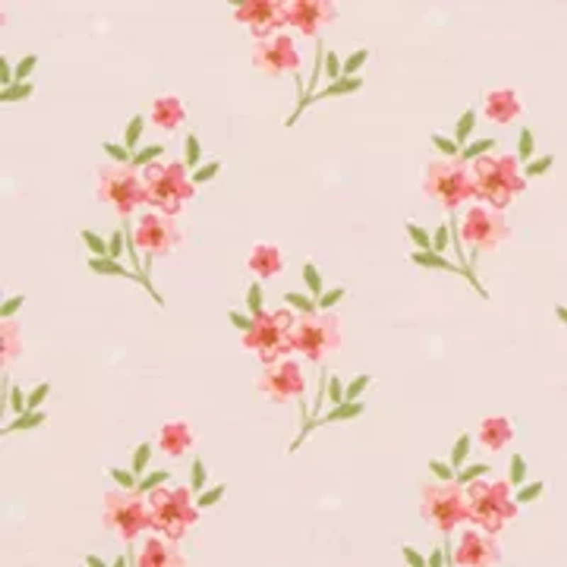 Baby Girls Floral 4 Piece Pajama Set