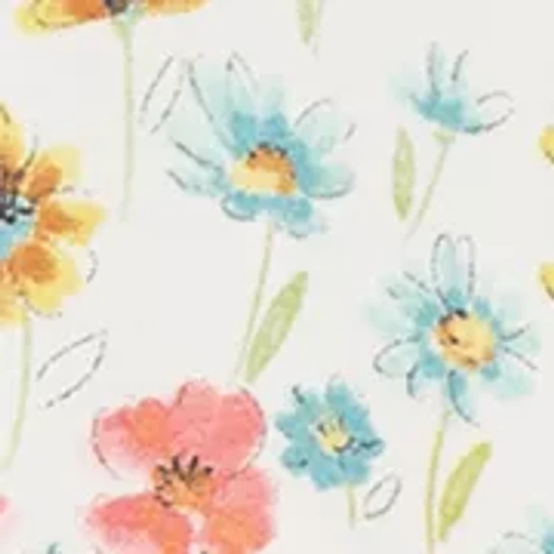 Baby Girls Floral Zip Front Footie Pajamas