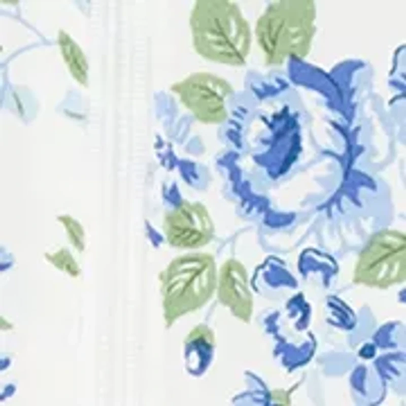 Baby Girls Toile Zip Front Footie Pajamas