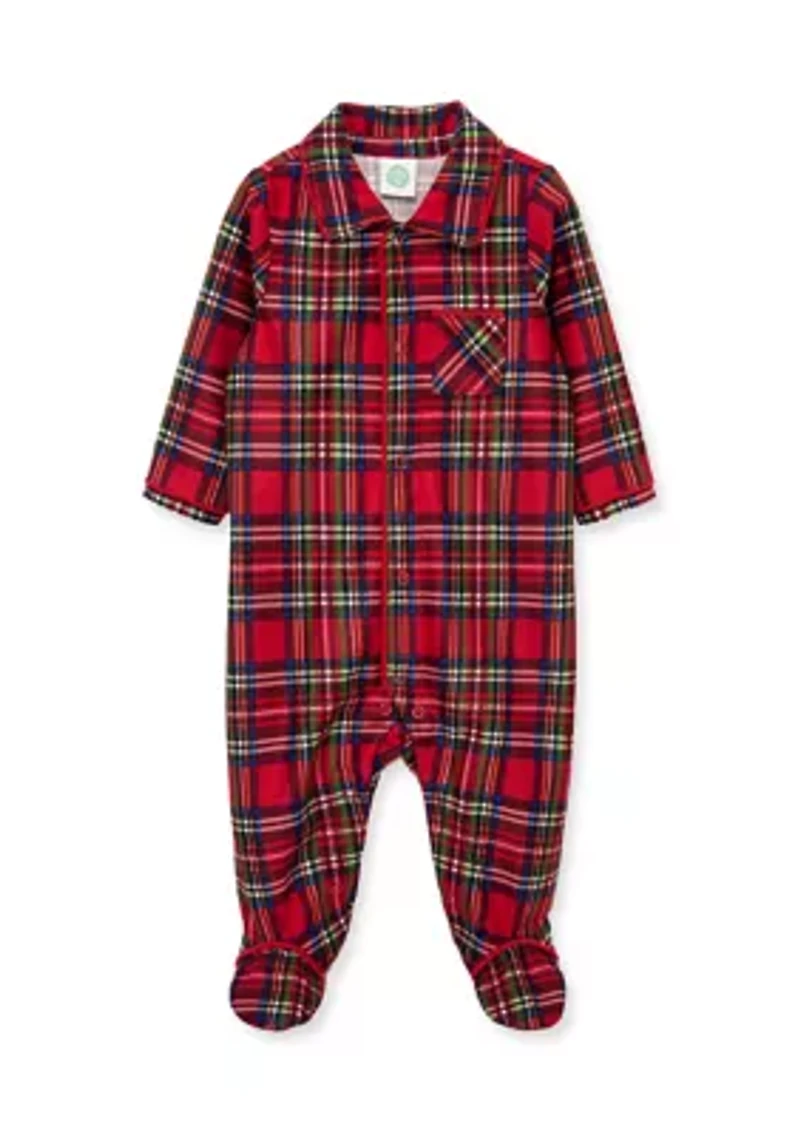 Baby Boys Plaid Footie Pajama