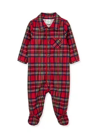Baby Boys Plaid Footie Pajama