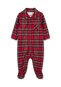 Baby Boys Plaid Footie Pajama