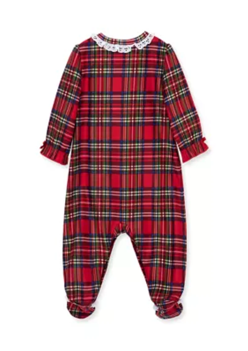 Baby Girls Plaid Footie Pajama