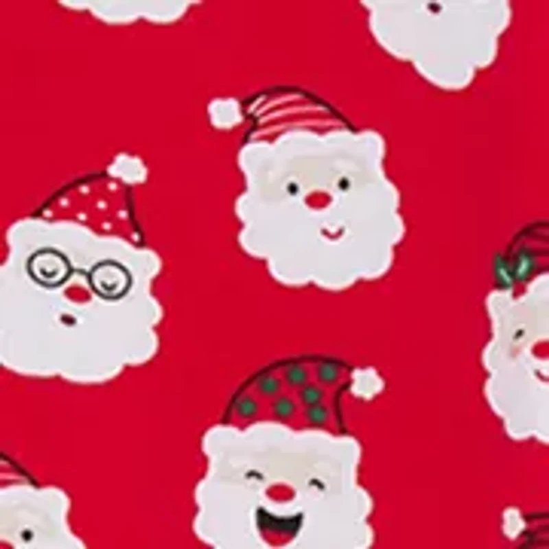 Santa Zip Front Footie with Hat