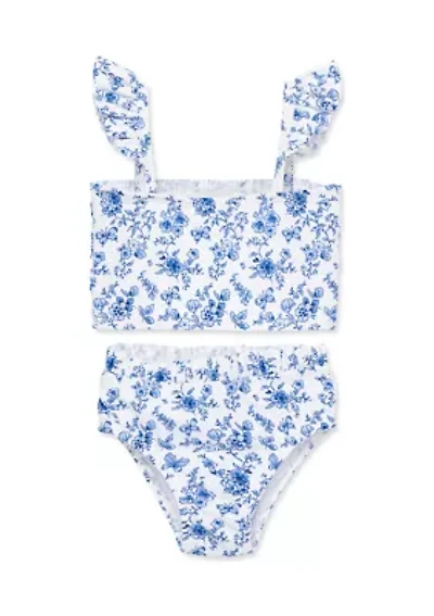 Baby Girls Floral Printed Swimsuit