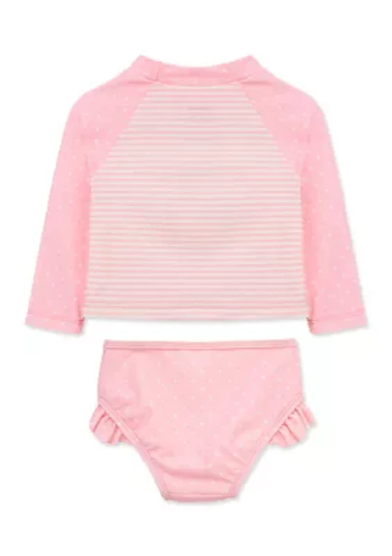 Baby Girls Strawberry 2 Piece Rashguard Set