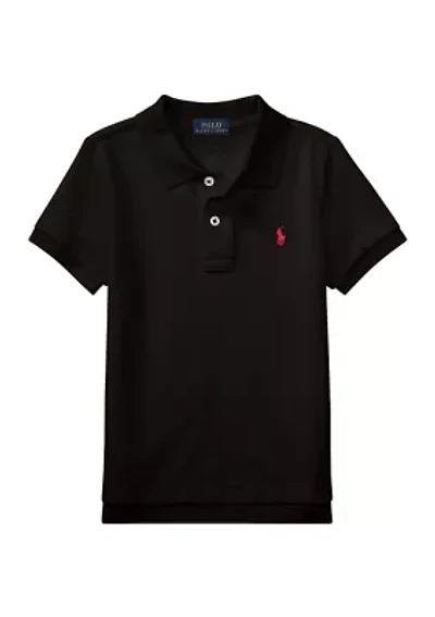 Boys 2-7 Cotton Mesh Polo Shirt